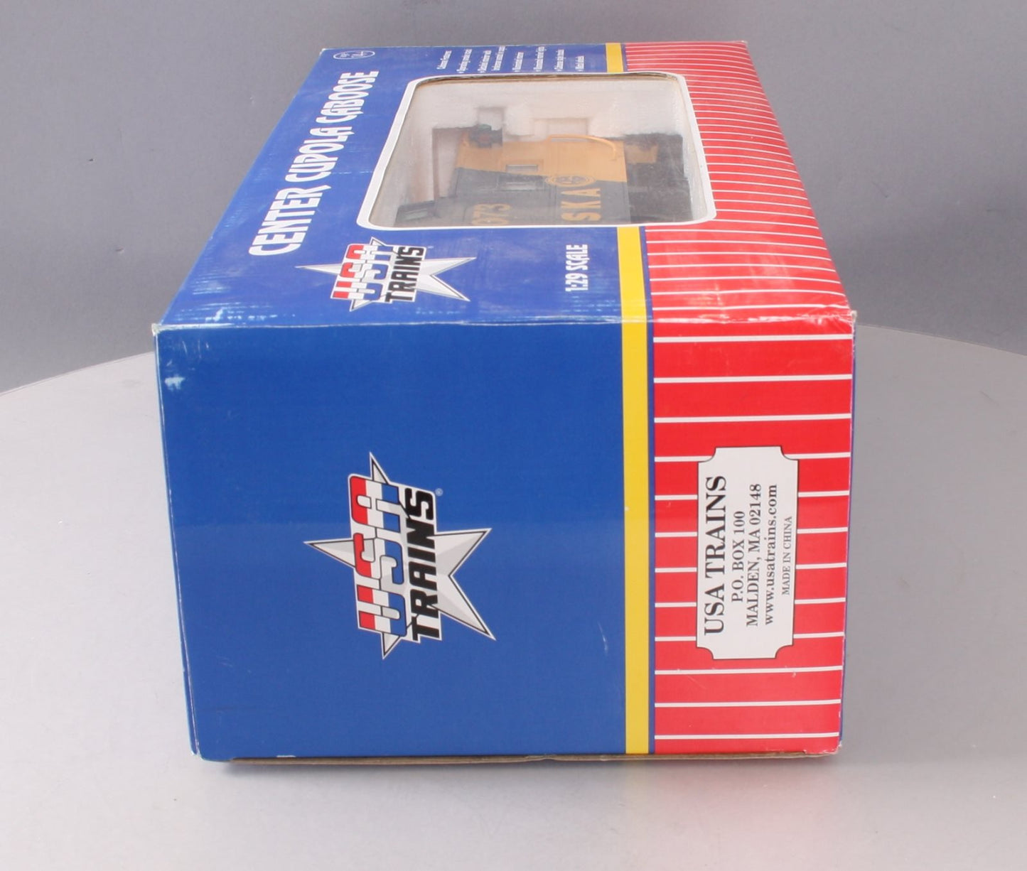 USA Trains R12151 G Alaska Railroad Ultimate Series Center-Cupola Steel Caboose