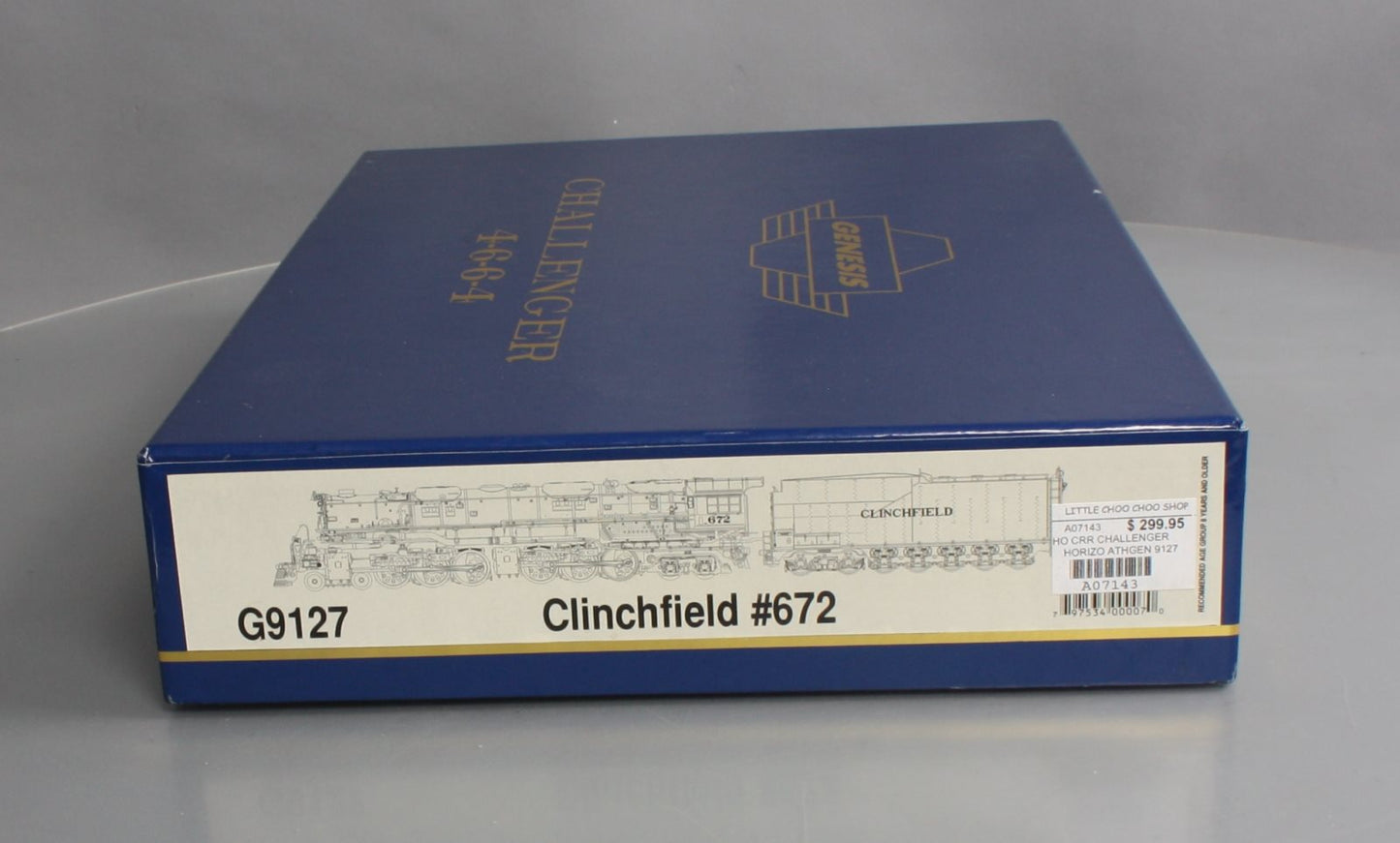 Athearn G9127 HO Clinchfield 4-6-6-4 with DCC & Sound #672