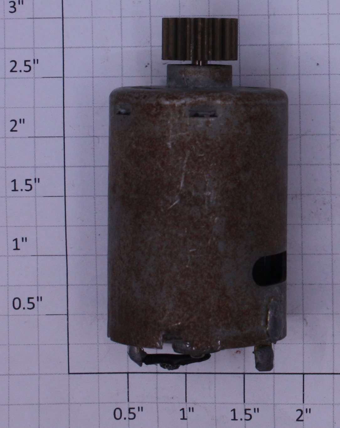 Mabuchi RS-545SH-2 12V DC Can Motor With 17 Tooth Gear