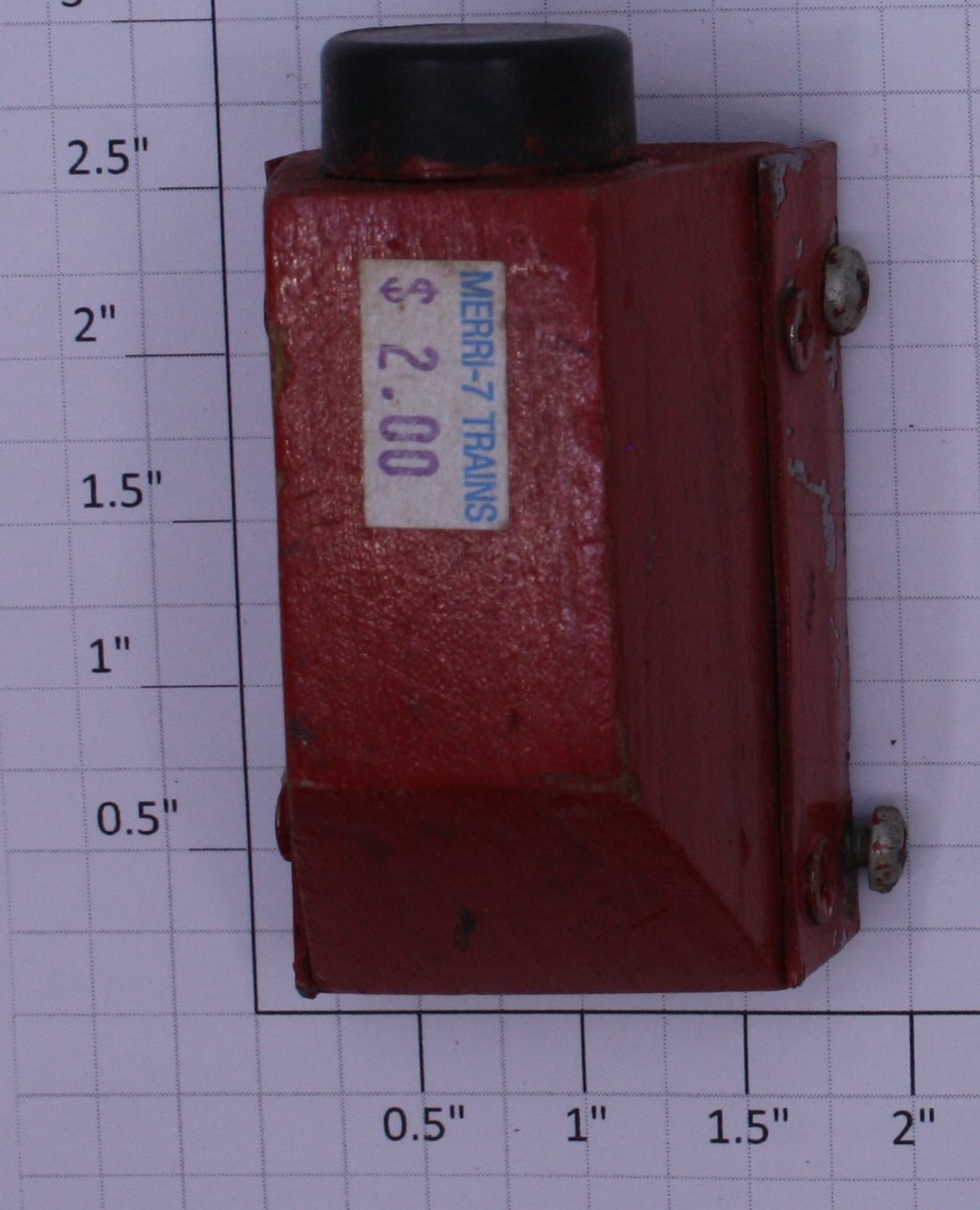 Acme 100X-RB Red Wooden Track Bumper