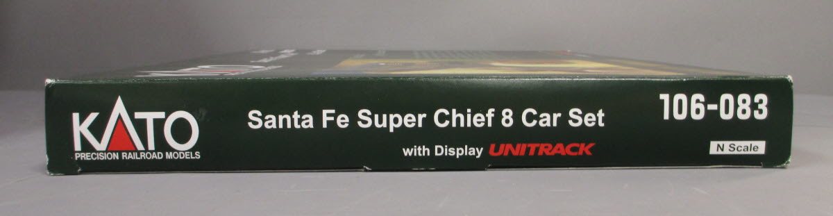 Kato 106-083 N Santa Fe Super Chief Passenger Cars with Unitrack (Set of 8)