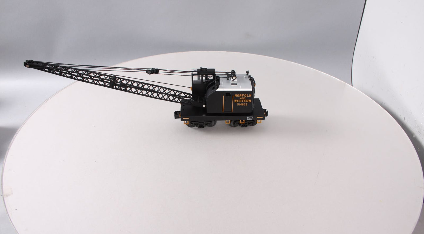 MTH 30-79463 O Norfolk & Western American Crane Car No. 514852