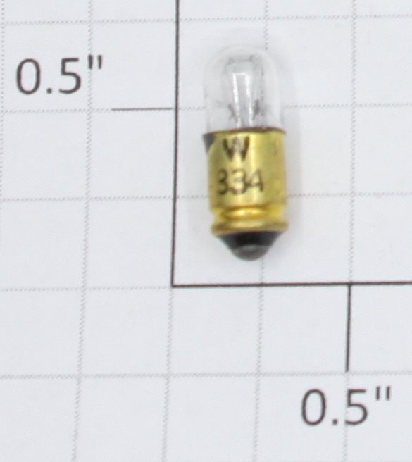 Acme 328B 6 Volt .04A T1-3/4 Midget Flanged Clear Light Bulb