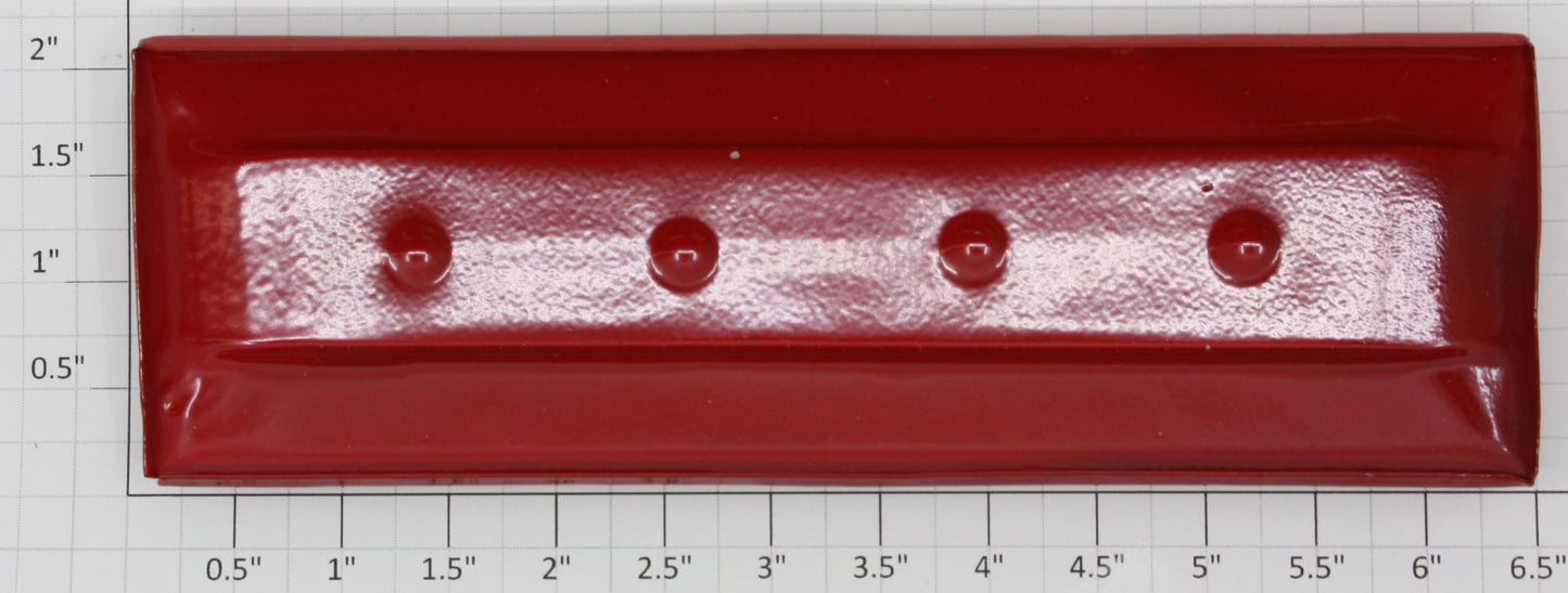 Ives 060-1 O 60 Series Repainted Red Passenger Car Roof w/ Square Corners