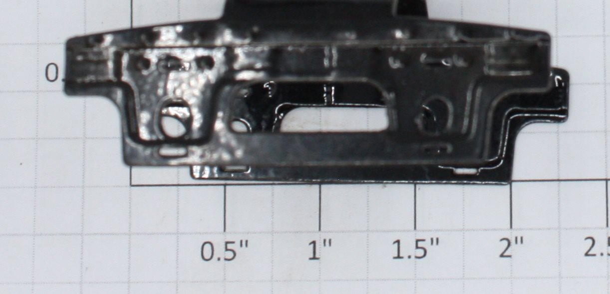 Ives 1918-T4 Type IV Black Metal Truck Frame Only