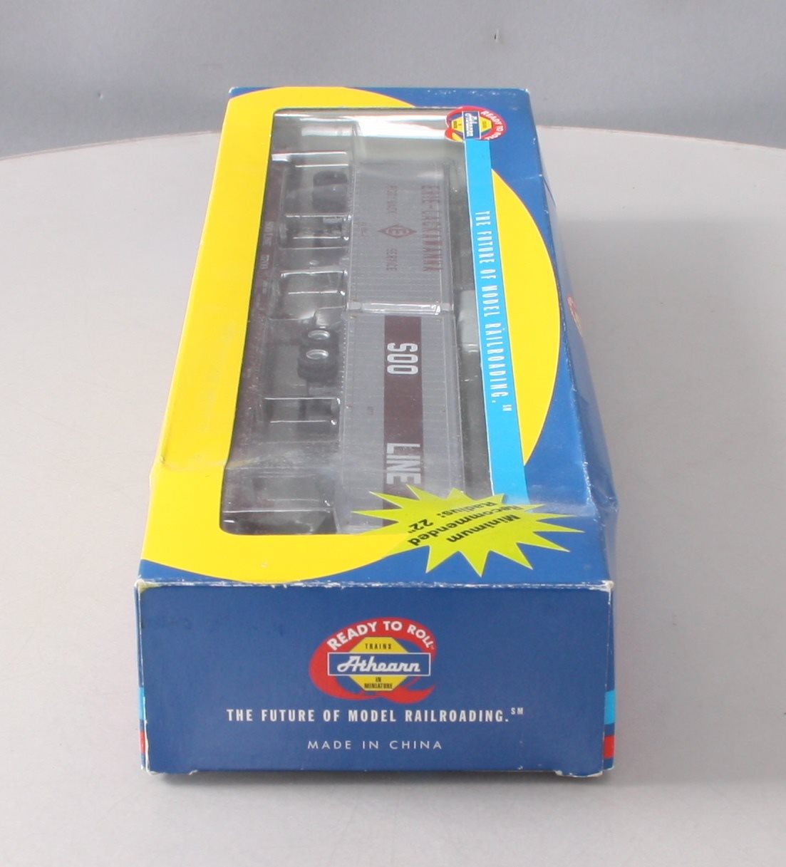 Athearn 92617 HO SOO Line 85' Flatcar w/2- 40' Trailers #5709