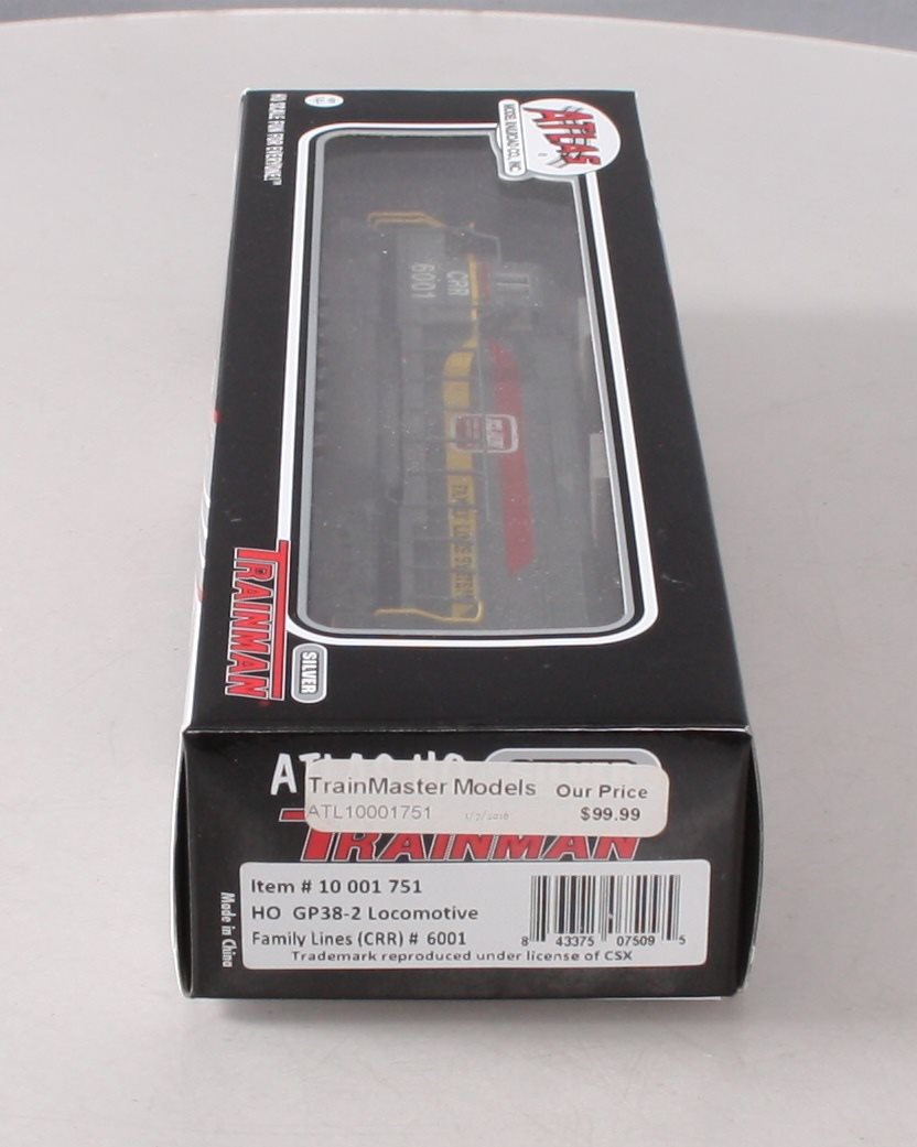 Atlas 10001751 HO Family Lines System CRR EMD GP38-2 Diesel Engine #6001
