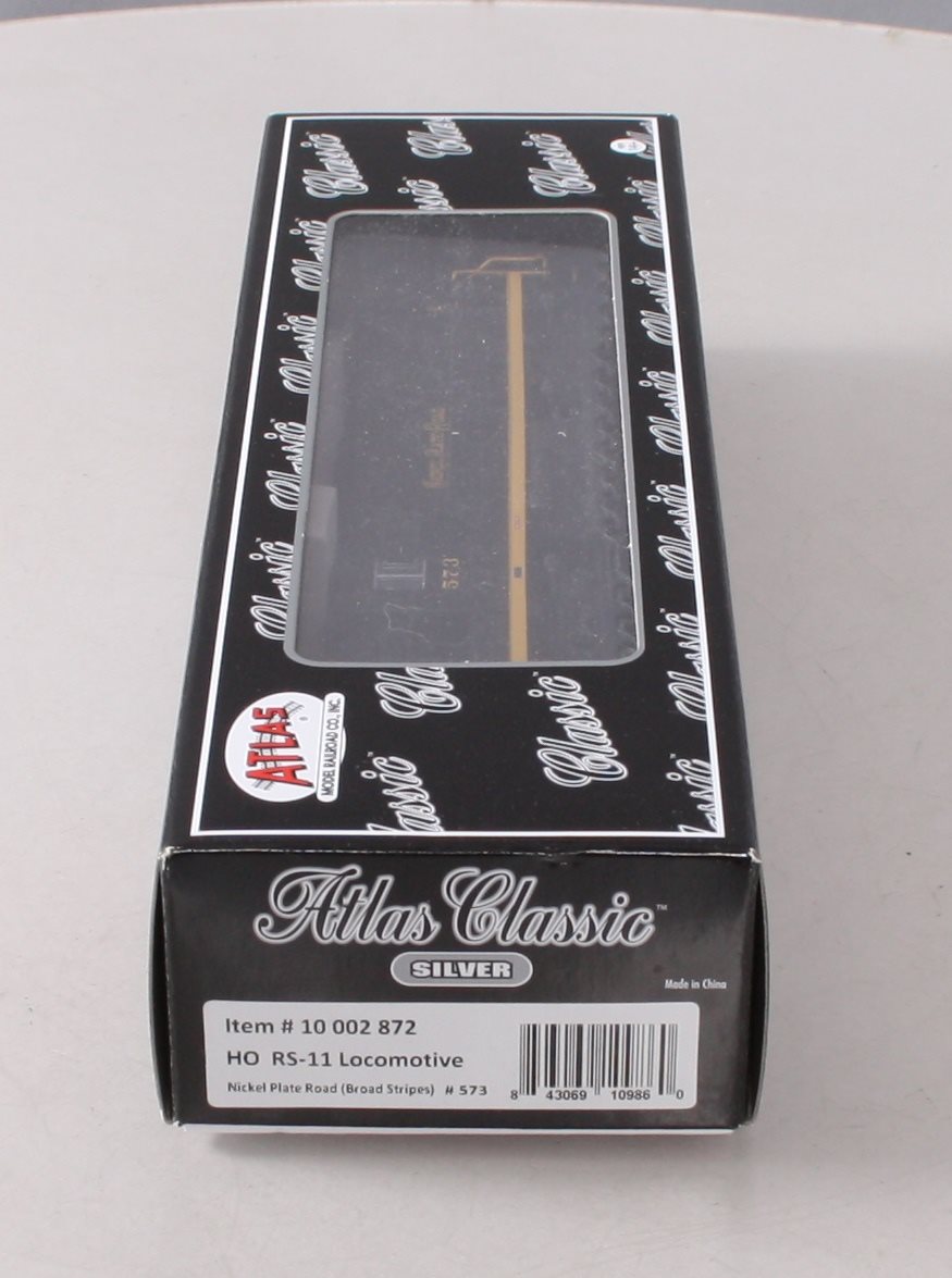 Atlas 10002872 HO Nickel Plate Road RS-11 Diesel Locomotive Silver Series #573