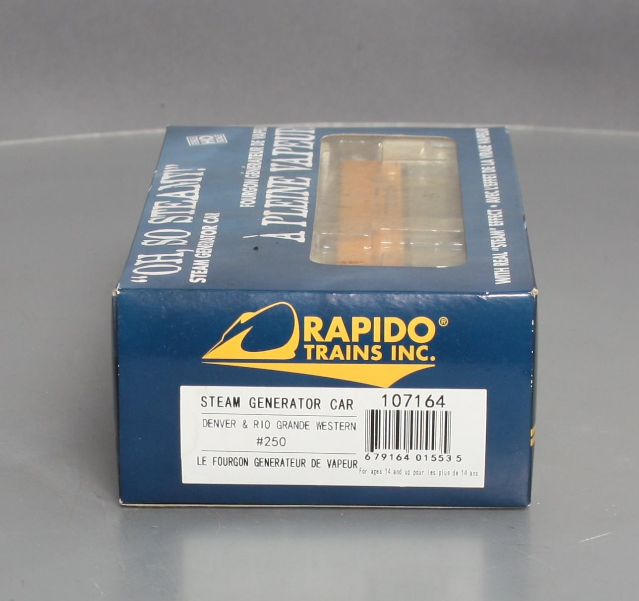 Rapido Trains 107164 HO Denver & Rio Grande Western Steam Generator Car #250