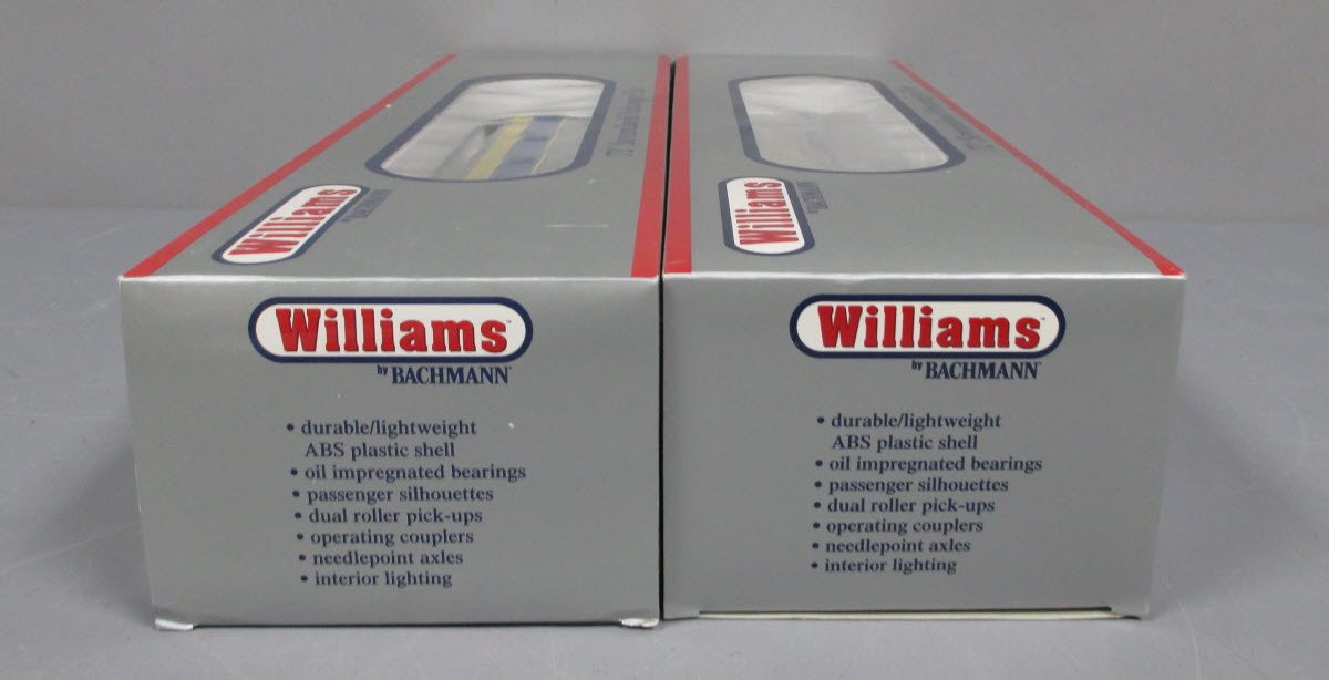 Williams 43117 O Delaware & Hudson Streamlined 72' Coach Add-On Set (Set of 2)