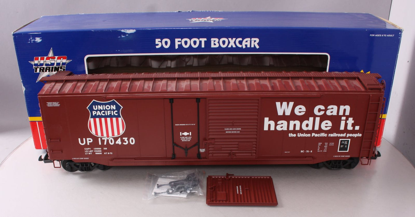 USA Trains R19329C G Gauge Union Pacific 50' Steel Boxcar #170432