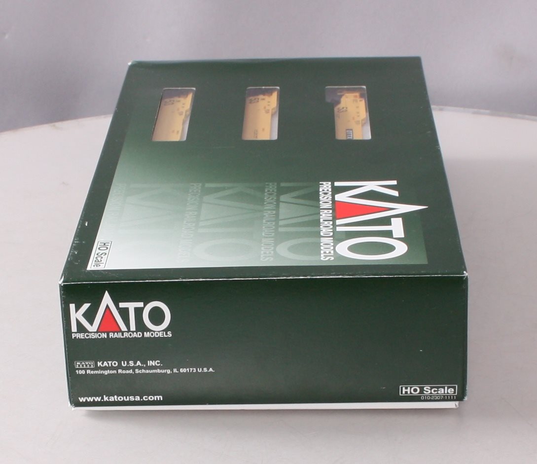 Kato 30-9041 HO TTX Gunderson Maxi IV 3 Unit Well Car Set #765483