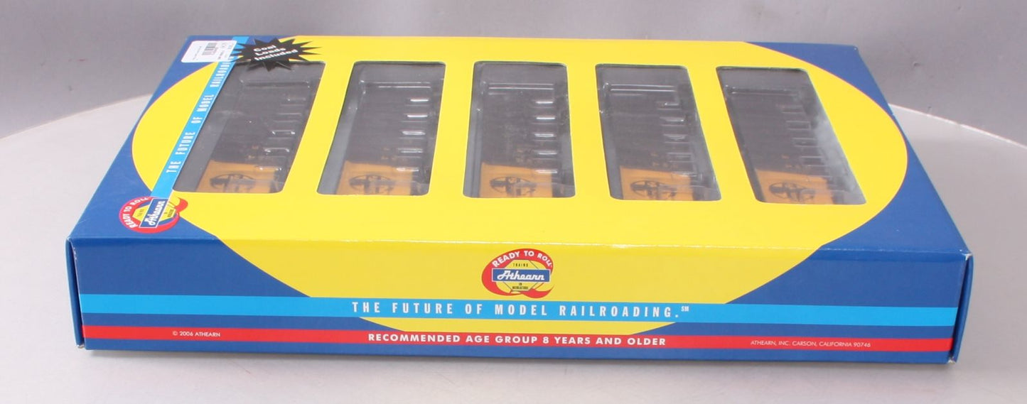 Athearn 94458 HO Santa Fe 50' Thrall High-Side Coal Gondolas (Set of 5)