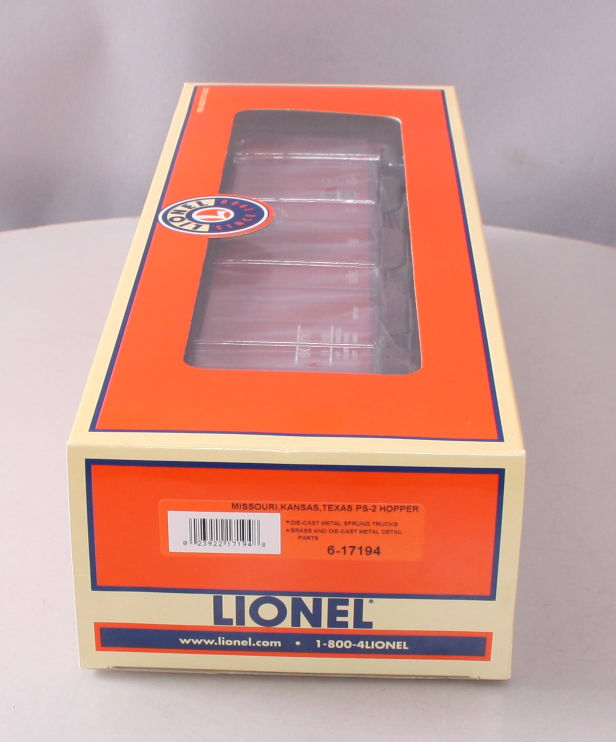 Lionel 6-17194 O Gauge Missouri, Kansas, Texas PS-2 Hopper Car #1122