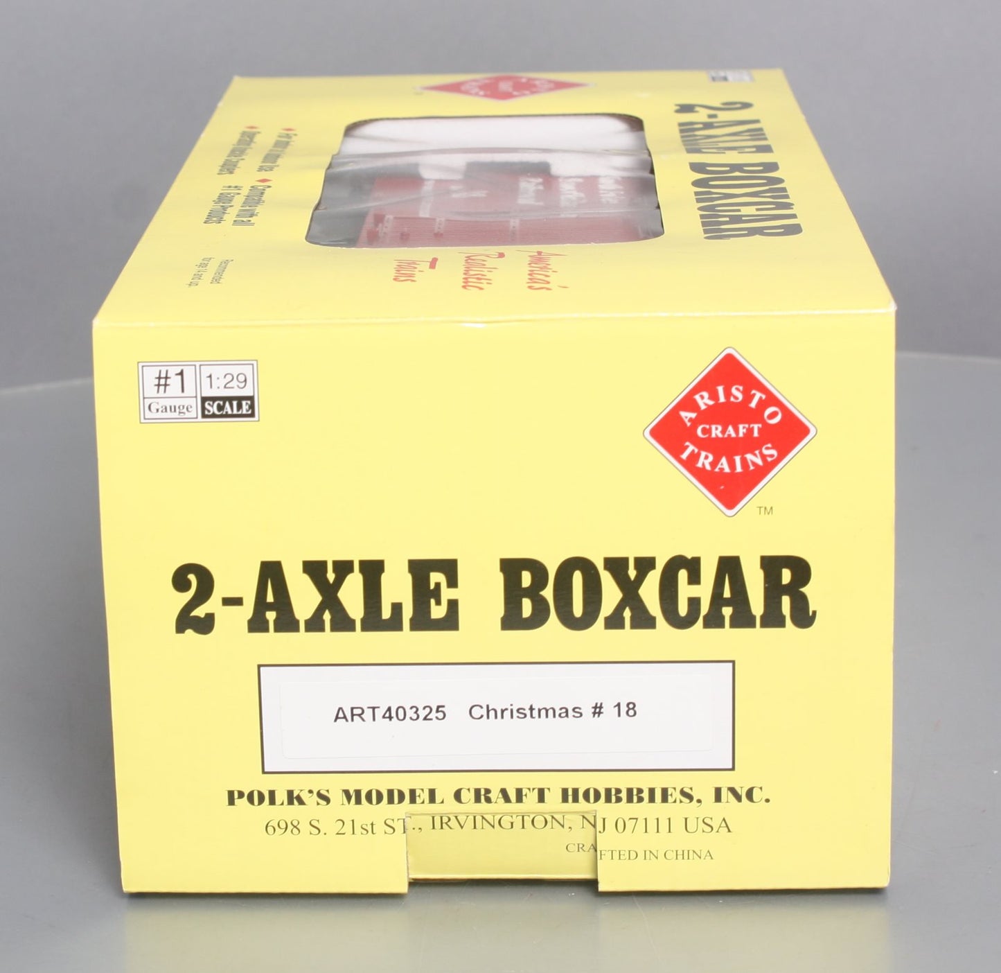 Aristo-Craft 40325 G Scale 20' Christmas Box Car