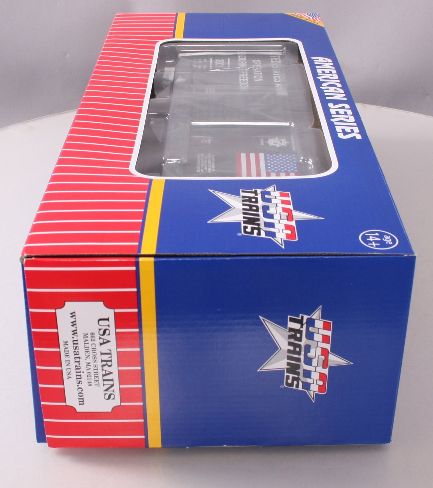 USA Trains R19072 G US Army "Operation Enduring Freedom" Simulated Steel Box Car