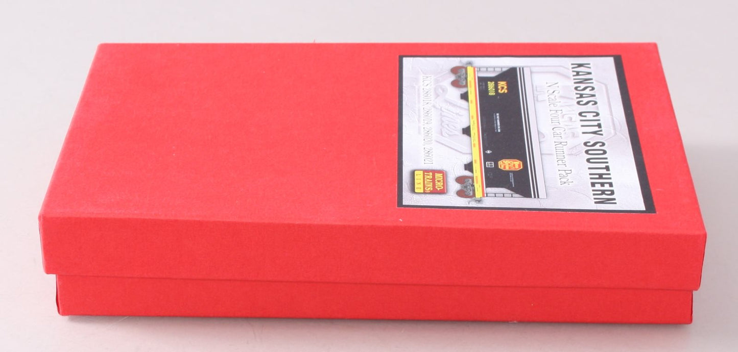 Micro-Trains 99300023 N KCS 3 Bay Covered Hopper w/Elongated Hatches Runner Pack