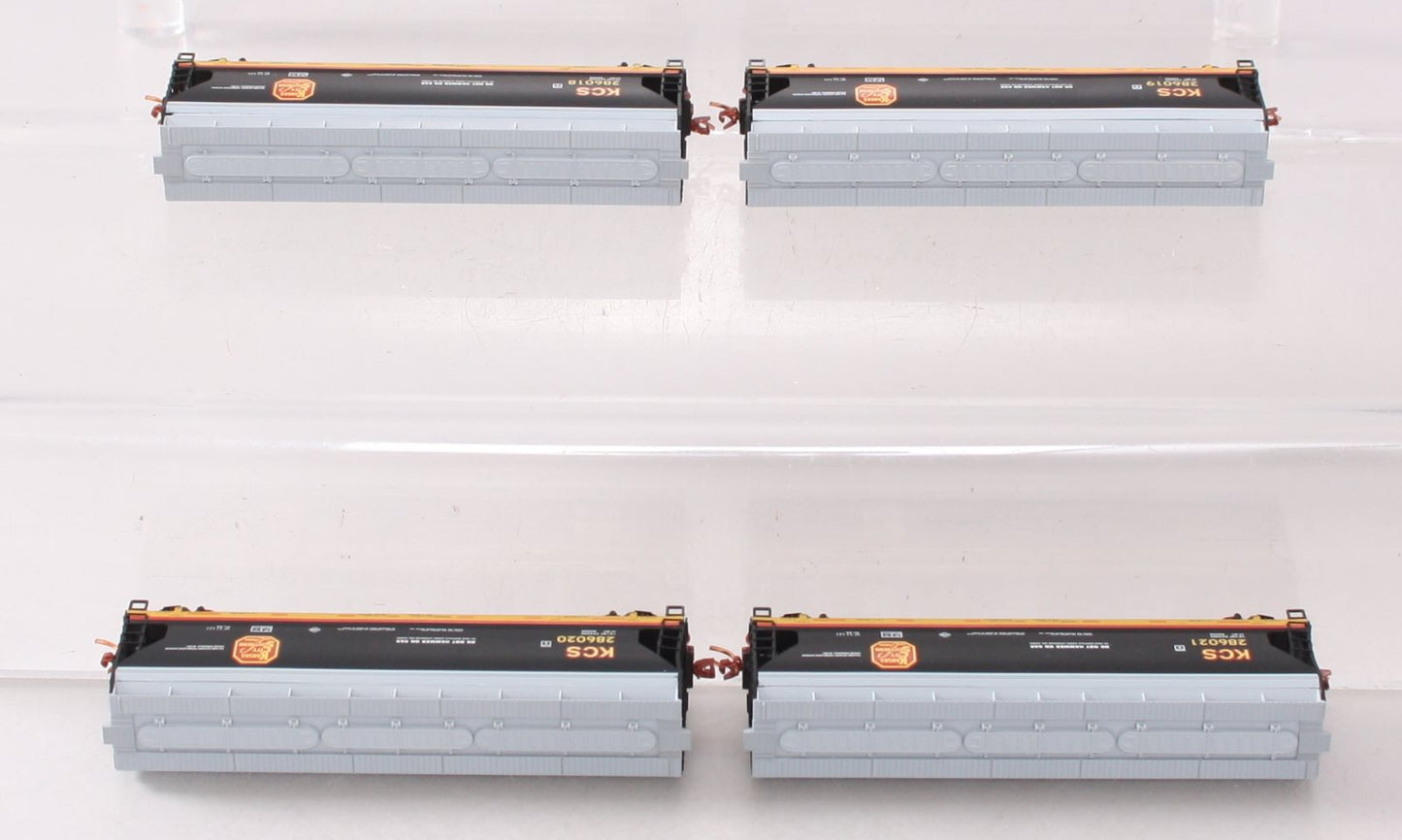Micro-Trains 99300023 N KCS 3 Bay Covered Hopper w/Elongated Hatches Runner Pack