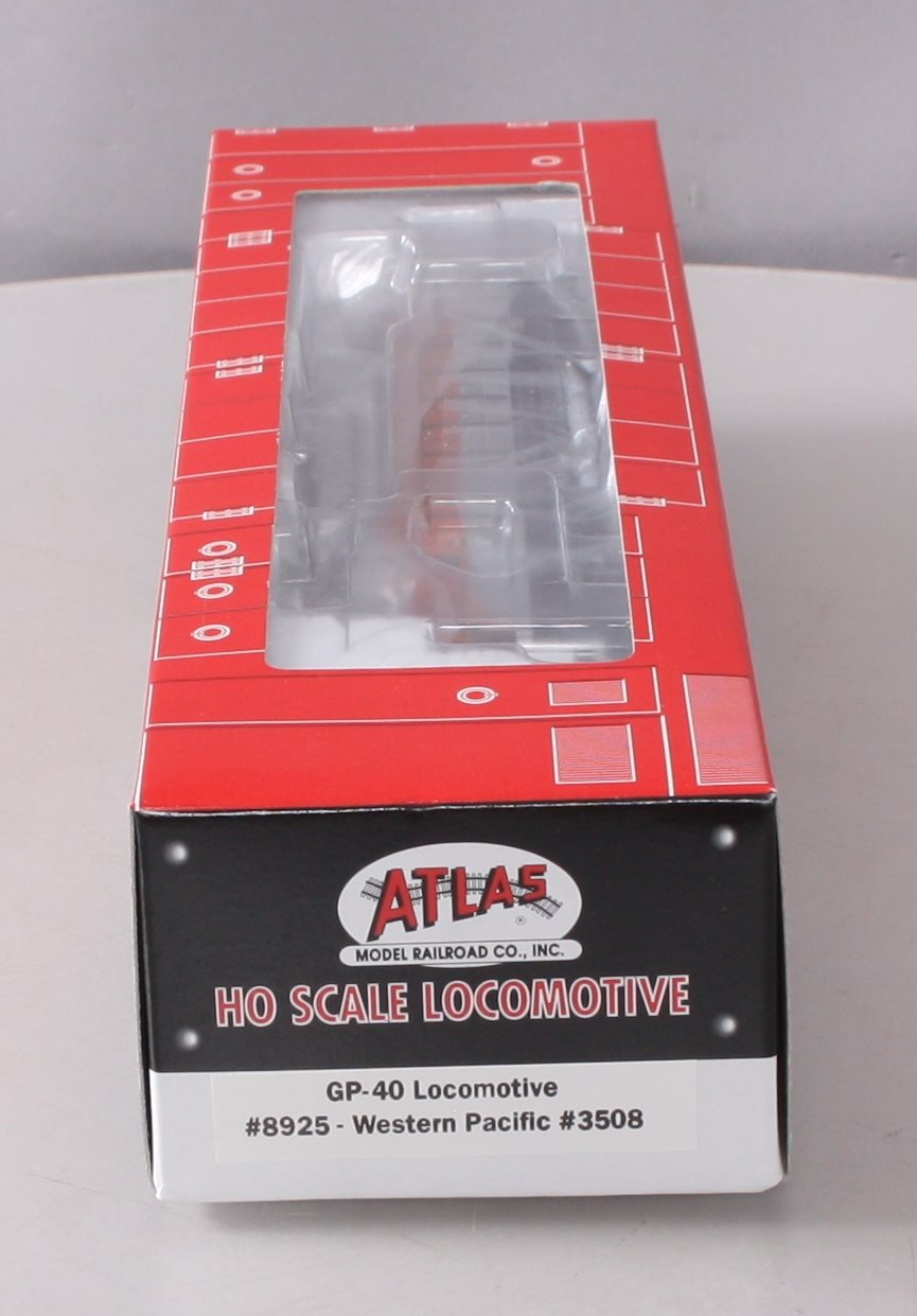 Atlas 8925 HO Western Pacific GP-40 Diesel Locomotive #3508