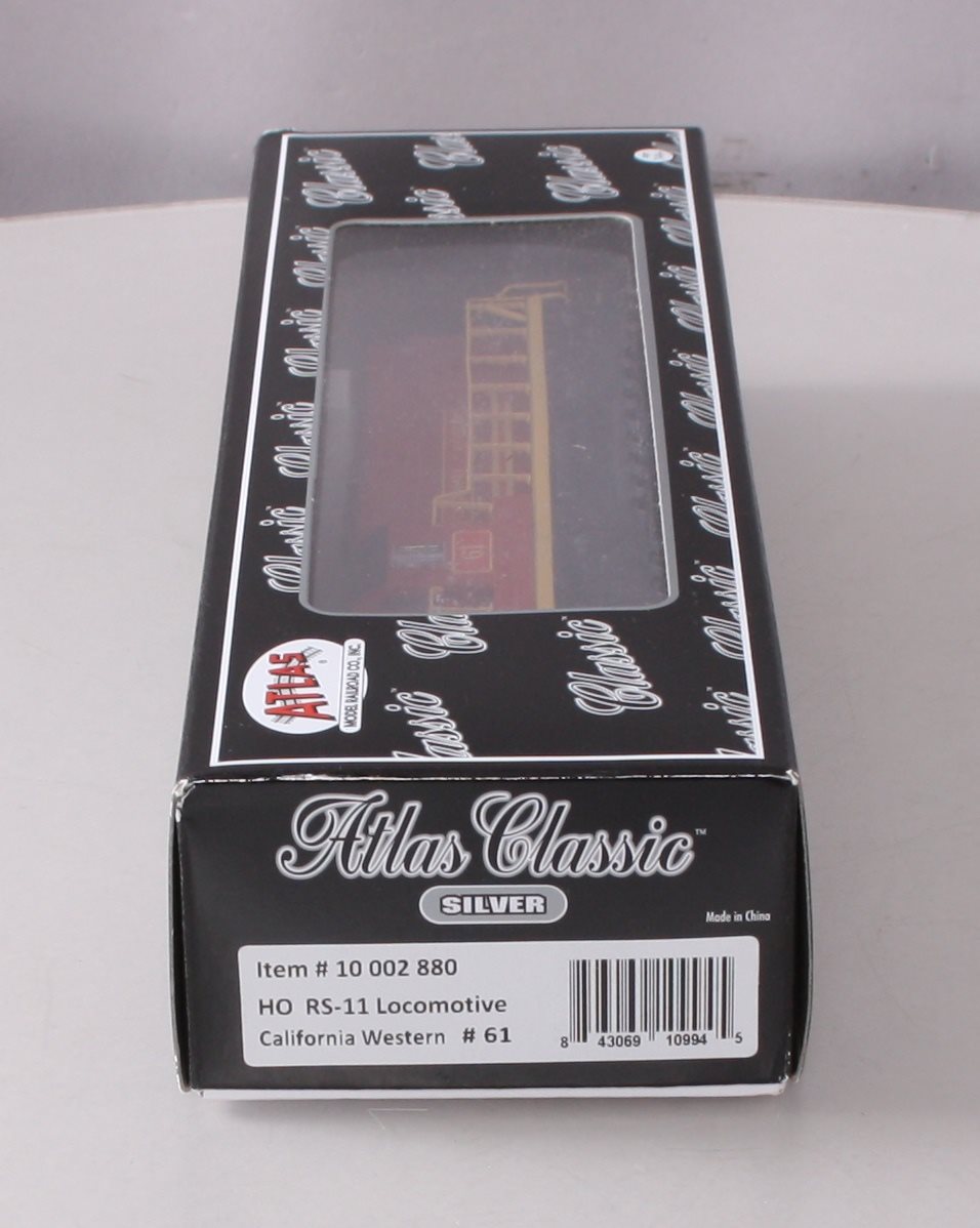 Atlas 10002880 HO California Western RS-11 Diesel Locomotive #61 - Standard DC