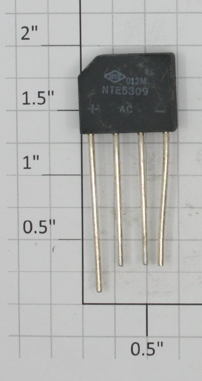 NTE 5309 4 Amps, 200 Volt Full-Wave Bridge Rectifier