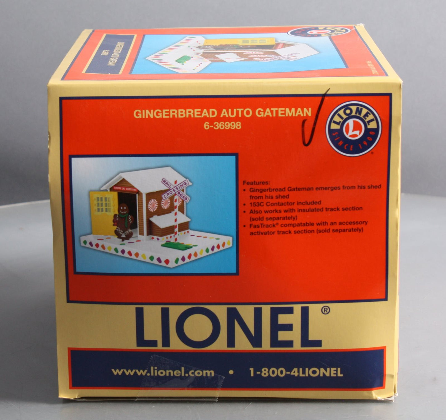Lionel 6-36998 O Gingerbread Auto Gateman