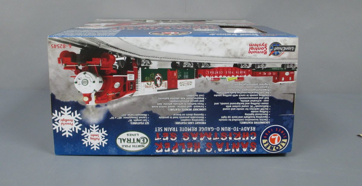 Lionel 6-82545 Santa's Helper Christmas LionChief O Gauge Steam Train Set