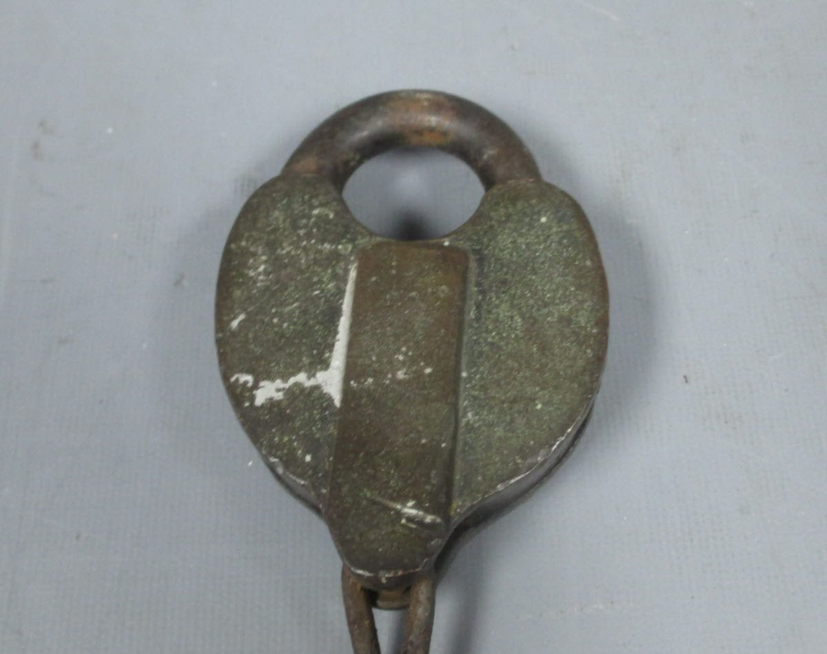 HDW CO. Vintage Baltimore and Ohio Railroad Lock w/o Key VG