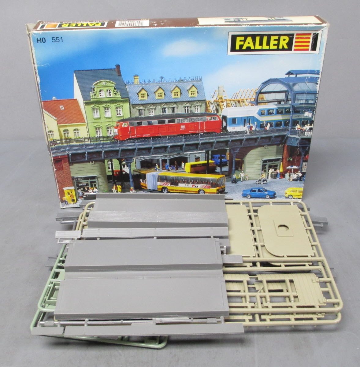 Faller 551 HO Scale S-Bahn Railway Bridge Building Kit – Trainz