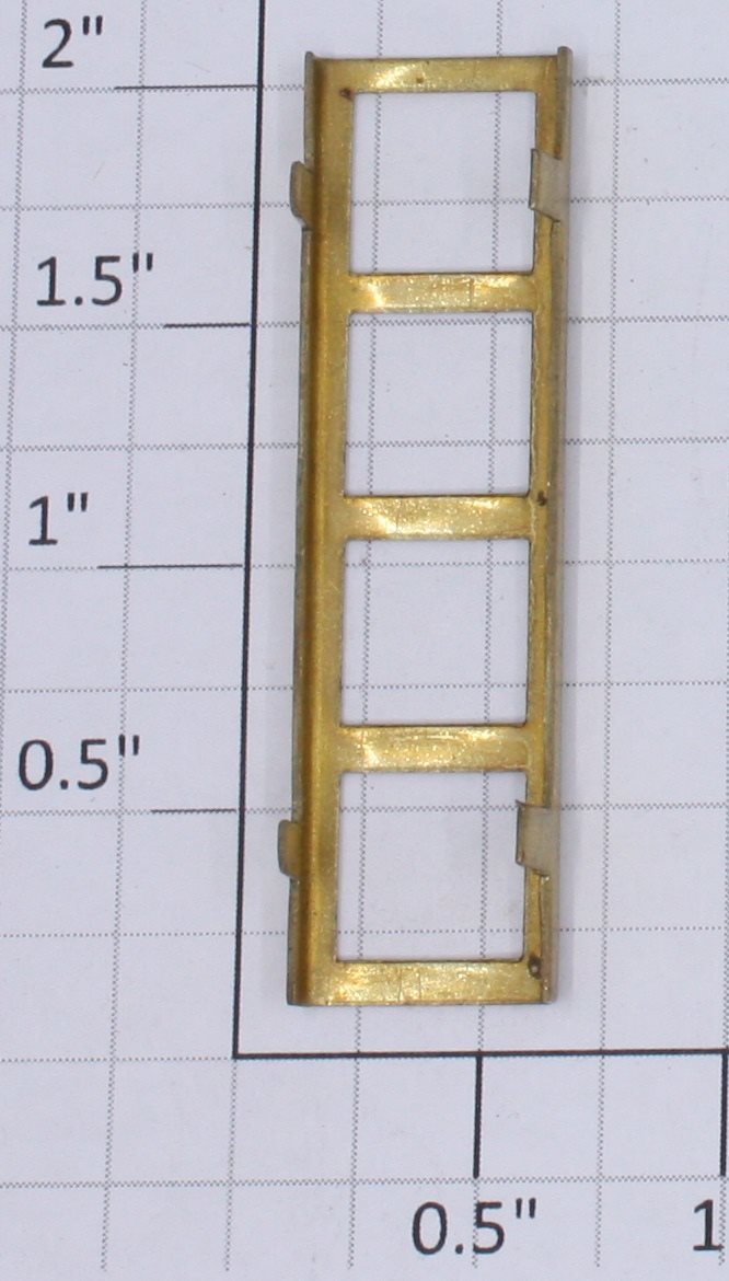 Ives 20-198 Brass Ladder for Gravel Gondola Car