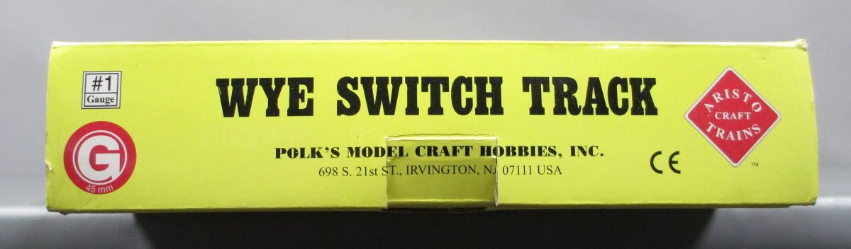 Aristo-Craft 30345 G Gauge #6 Brass Wye Manual Switch Turnout