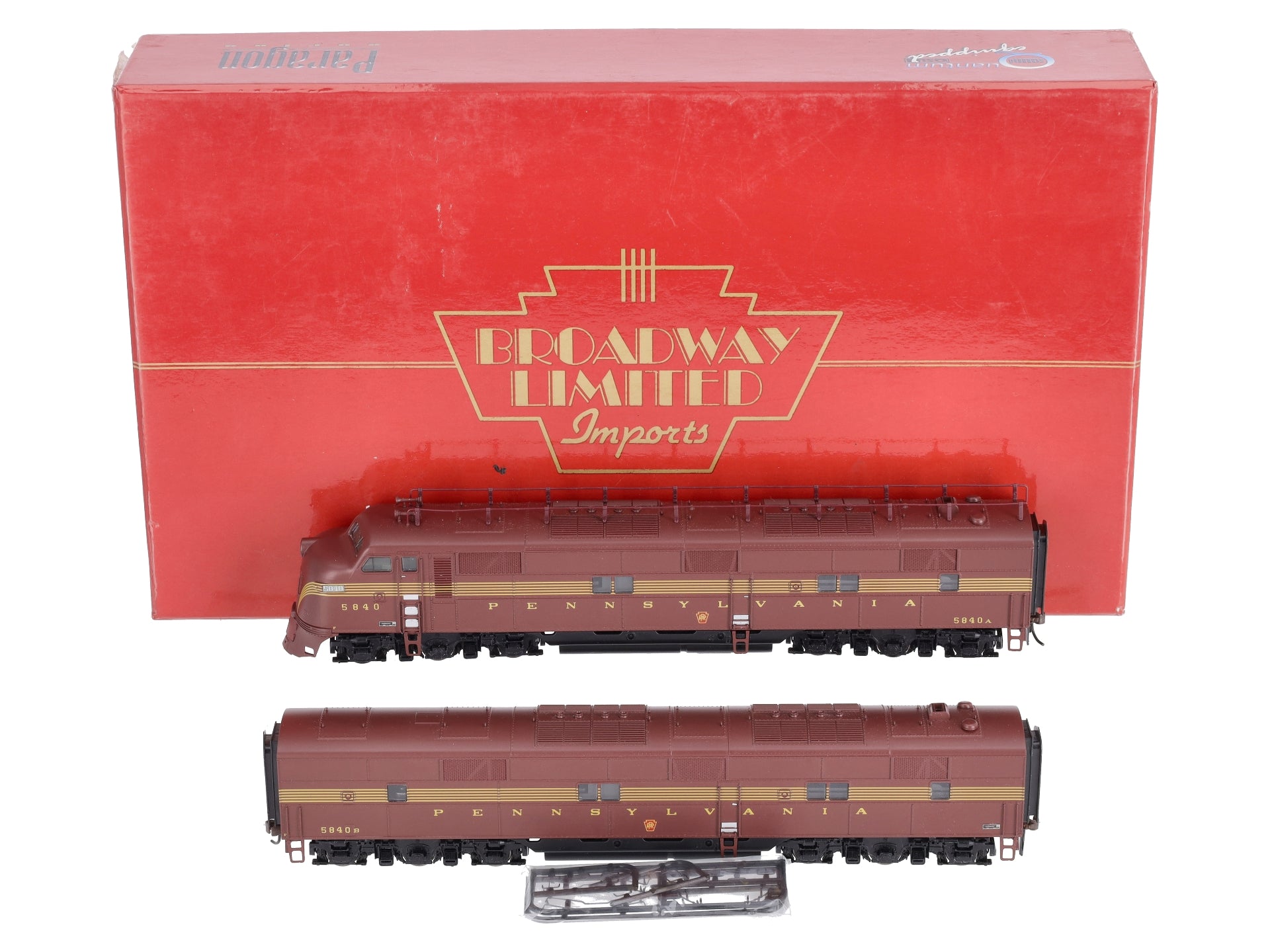 Broadway Limited 731 HO PRR E-7 AB Diesel Locomotive Set #5840A