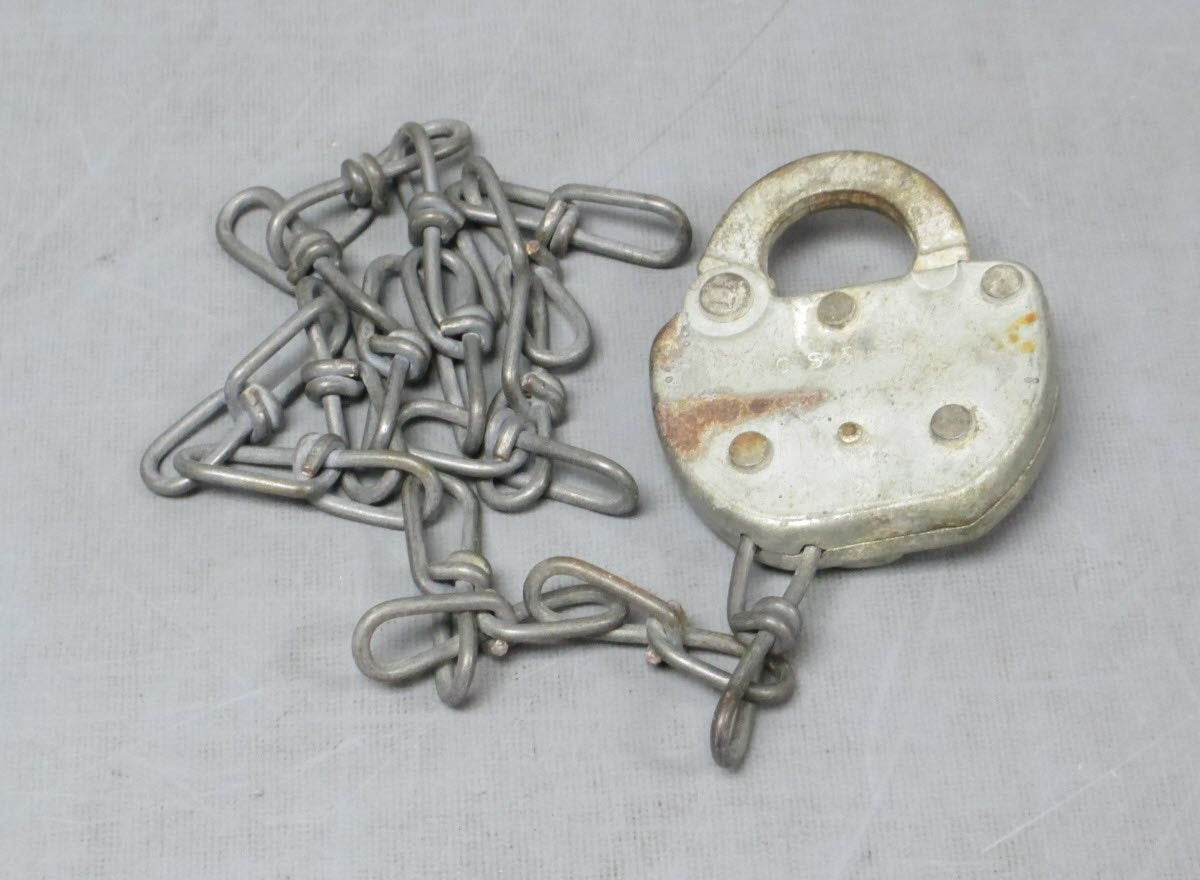 Adlake Vintage Railroad Lock VG