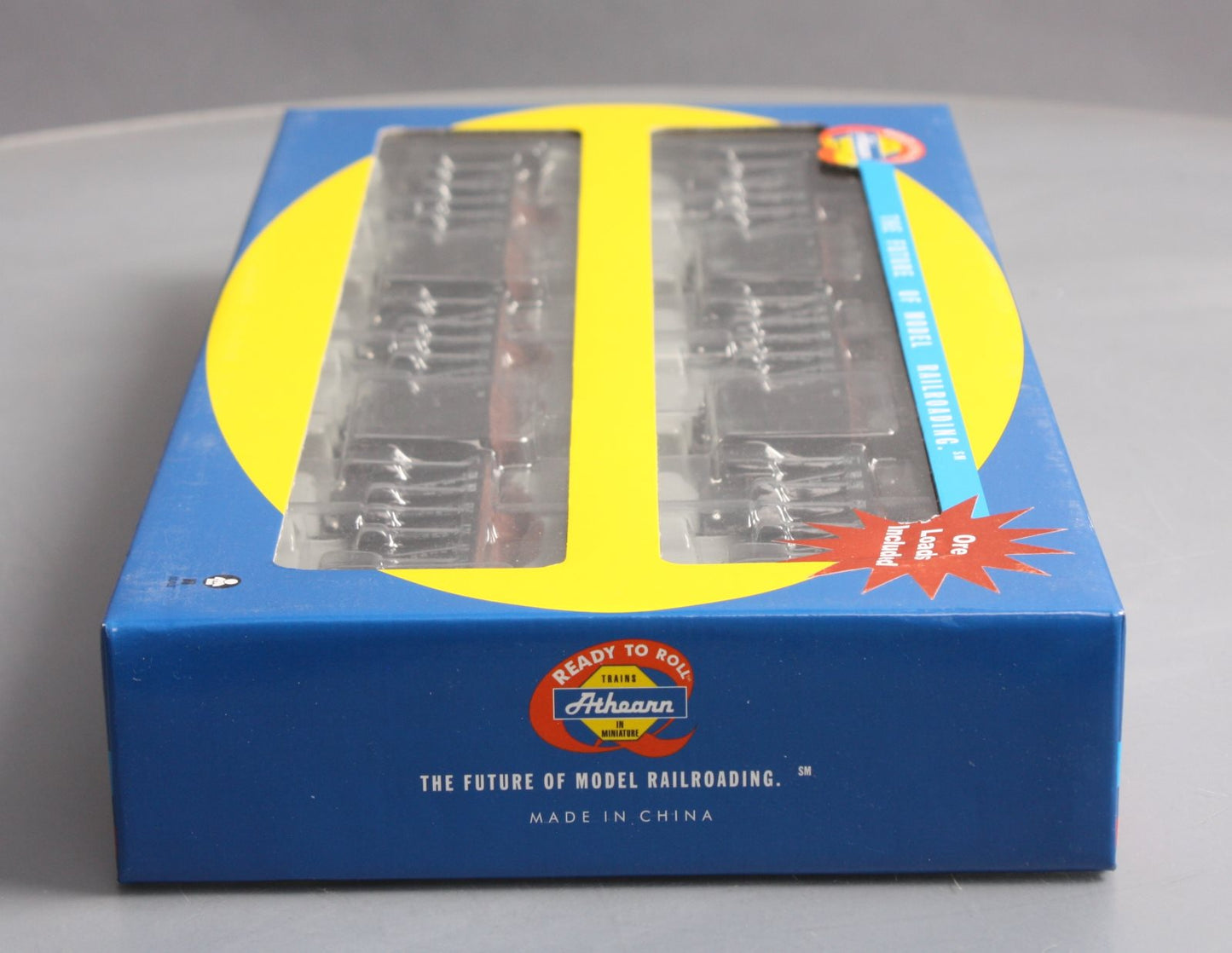 Athearn 97661 HO Scale Pennsylvania 26' Low-Side Ore Car 6-Pack