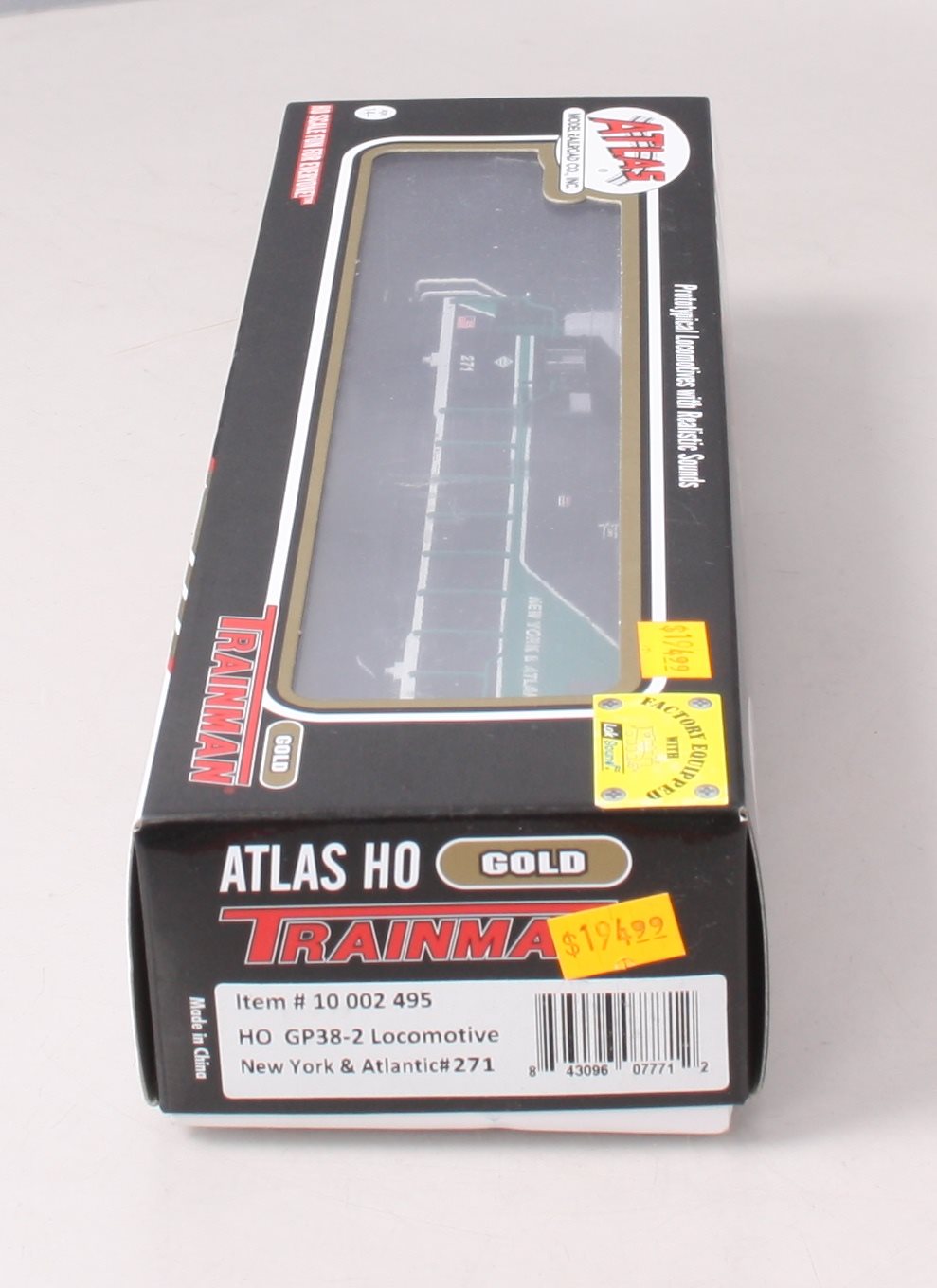 Atlas 10002495 HO Scale New York & Atlantic GP38-2 Diesel Locomotive #271