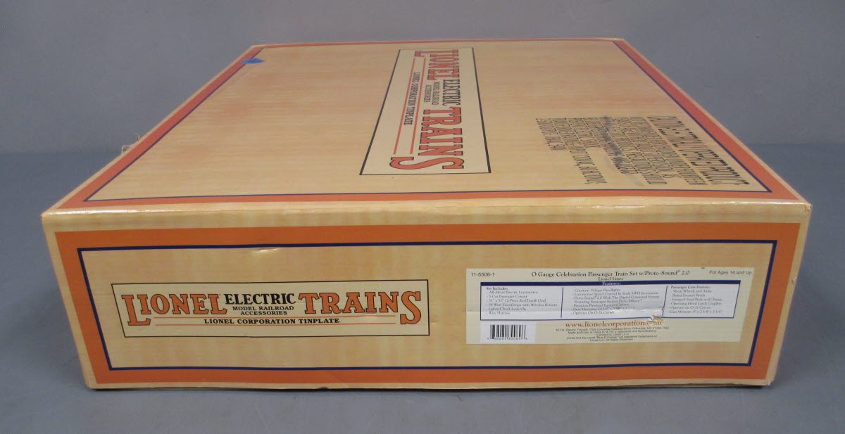 MTH 11-5508-1 Lionel Lines Celebration O Gauge Electric Passenger Train Set