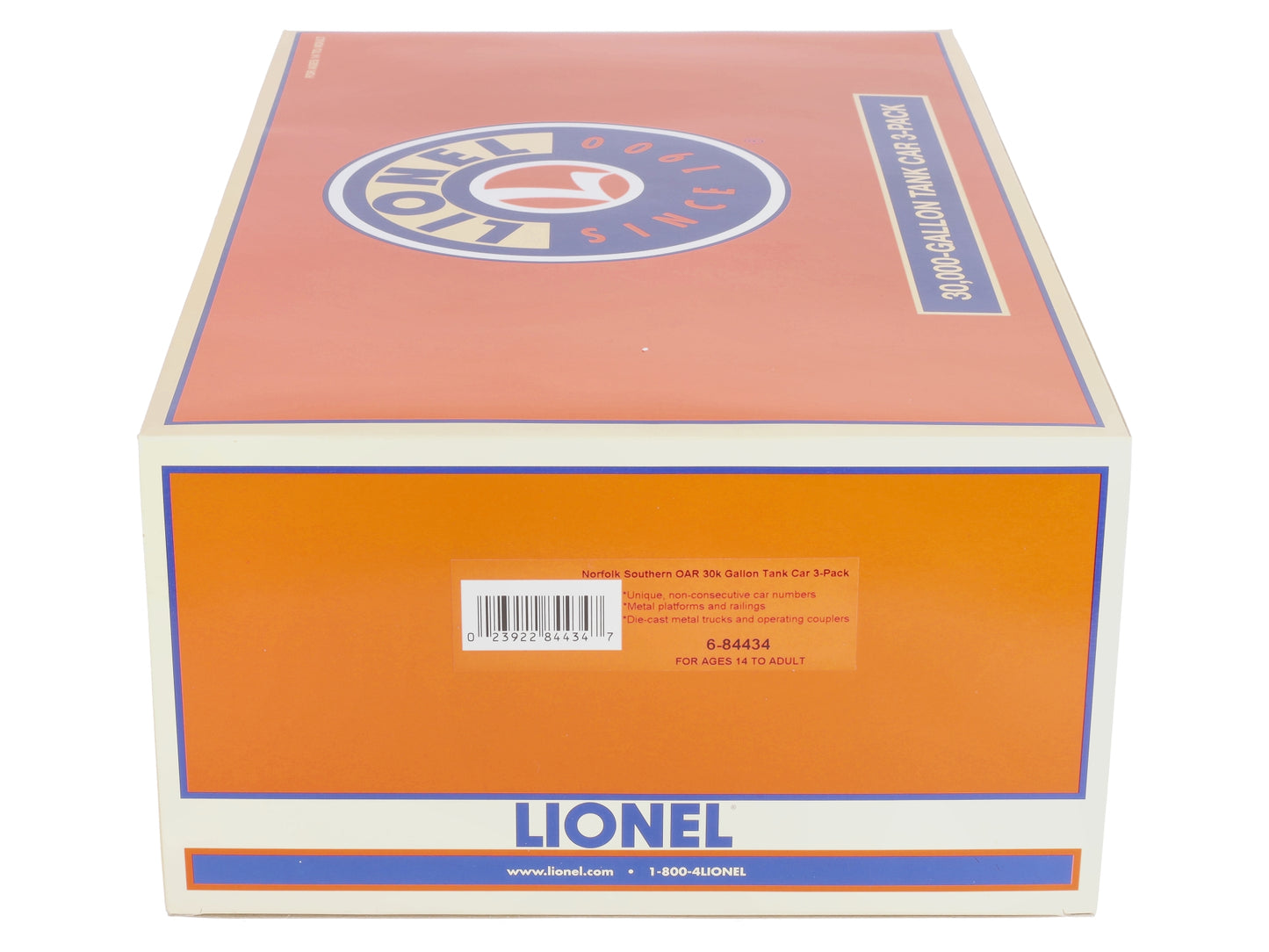 Lionel 6-84434 O Norfolk Southern Transcaer 30K Gallon Tank Cars