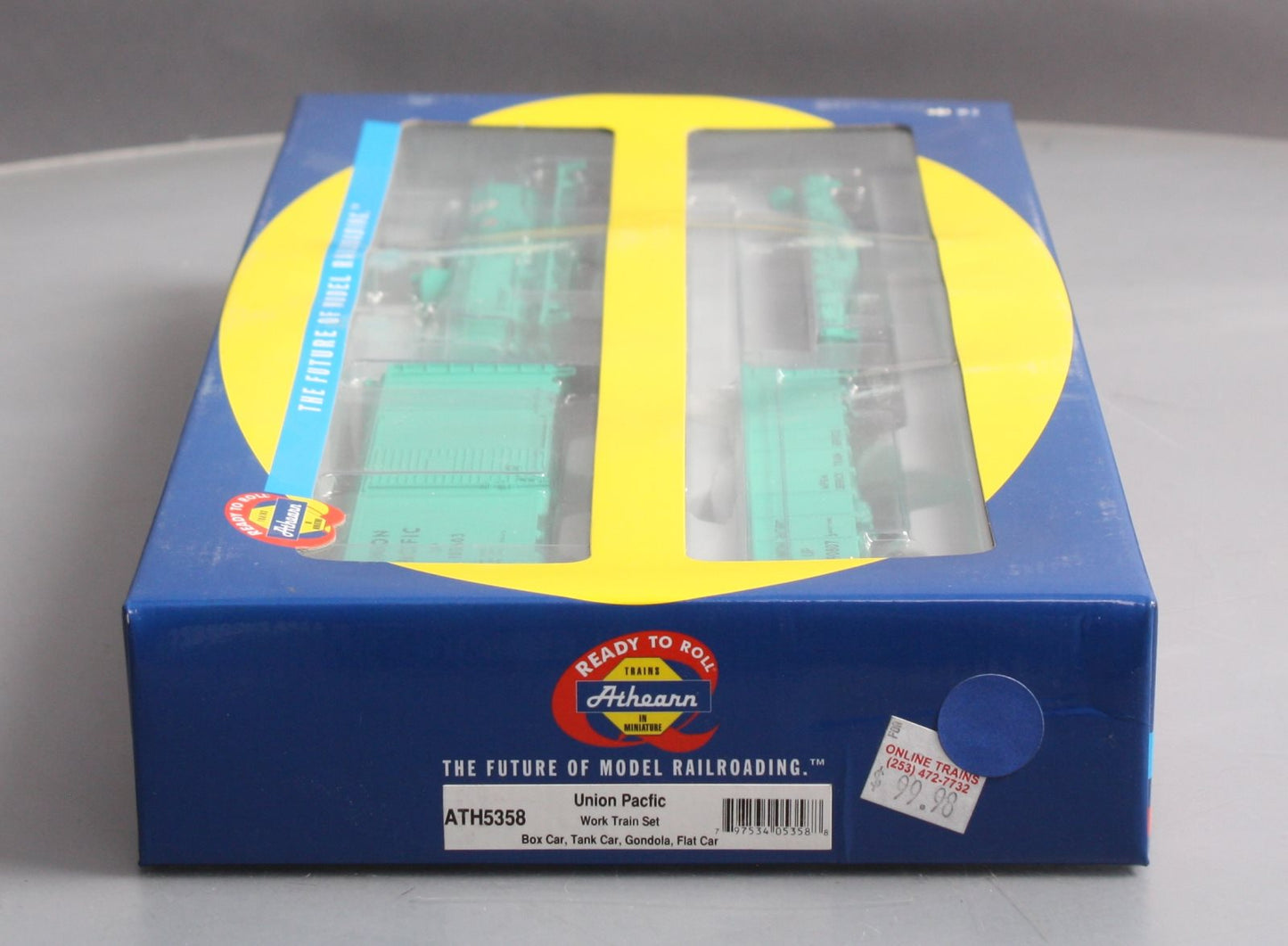 Athearn 5358 HO Union Pacific Work Train (Set of 4)