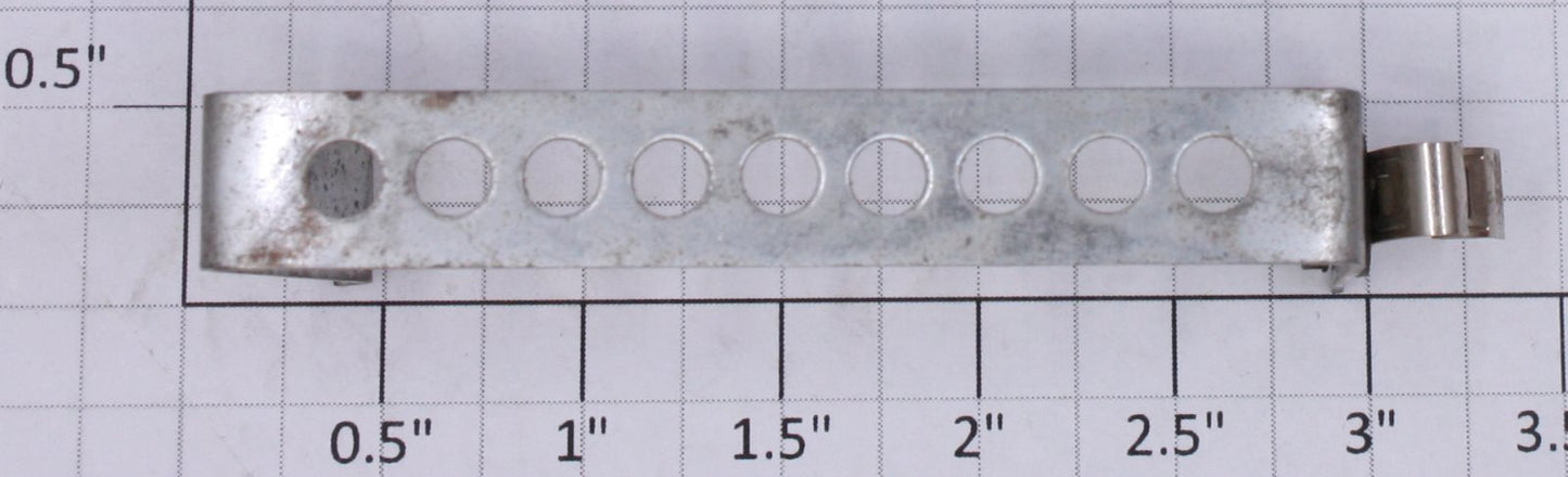 Gilbert 1931-61 Nickel Plated Strip Battery Holder for Hudson Erector Locomotive