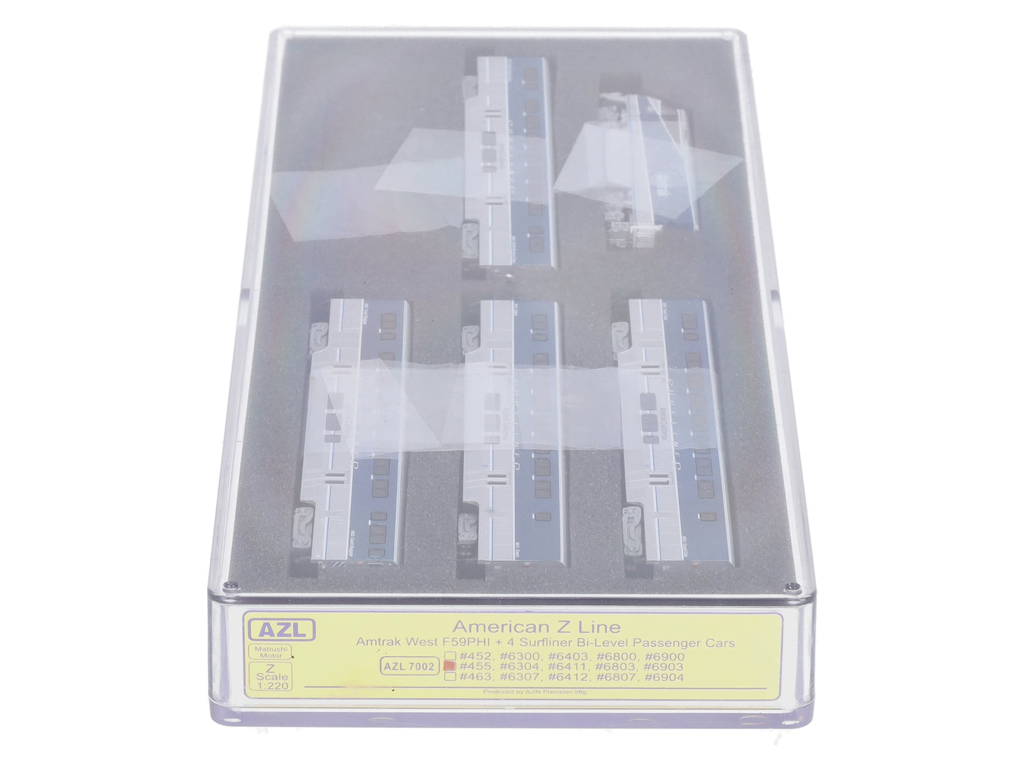 American Z-Line 7002 Amtrak F59PHI Z Gauge Diesel Passenger Train Set