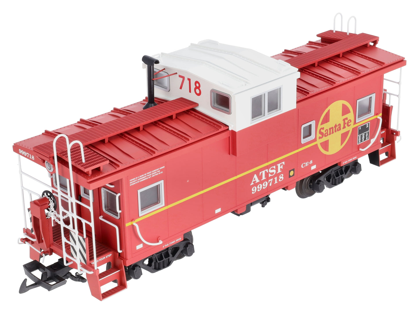 USA Trains 12123 G Atchison, Topeka & Santa Fe Extended Vision Caboose #999718