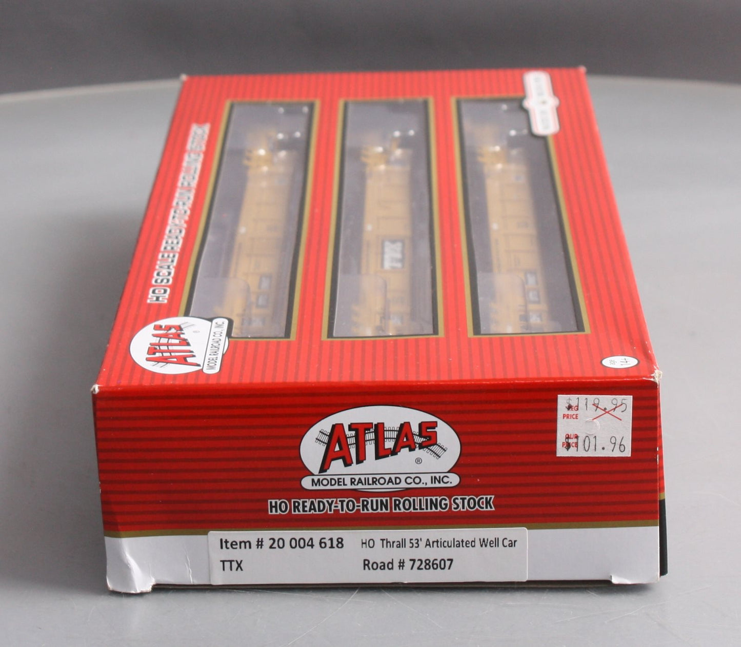 Atlas 20004618 HO Scale TTX Thral 53' Well Car Set #728607