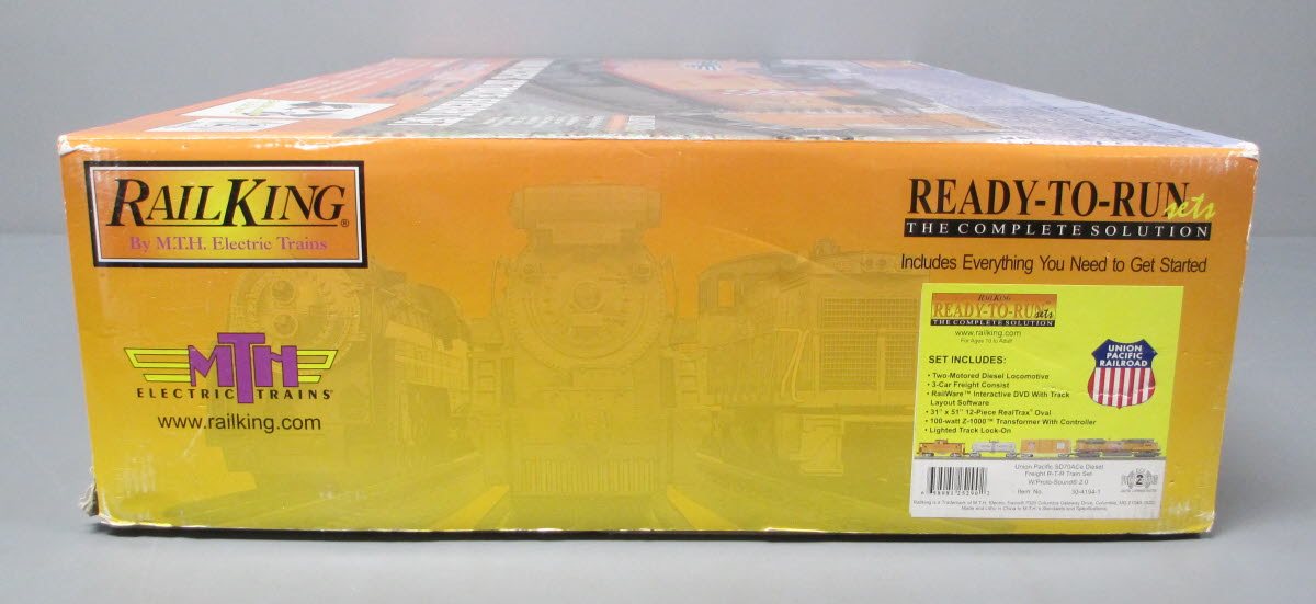 MTH 30-4194-1 Union Pacific RailKing SD70ACe O Gauge Diesel Train Set w/PS 2.0