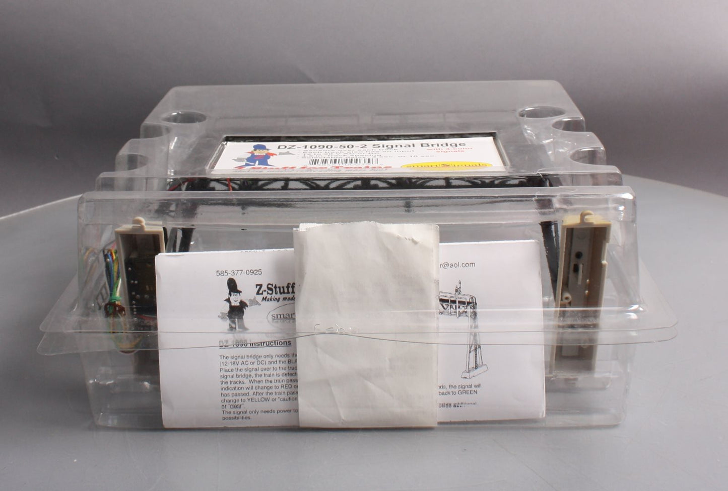 Z-Stuff DZ-1090-50-2 O Signal Bridge With 3 Color
