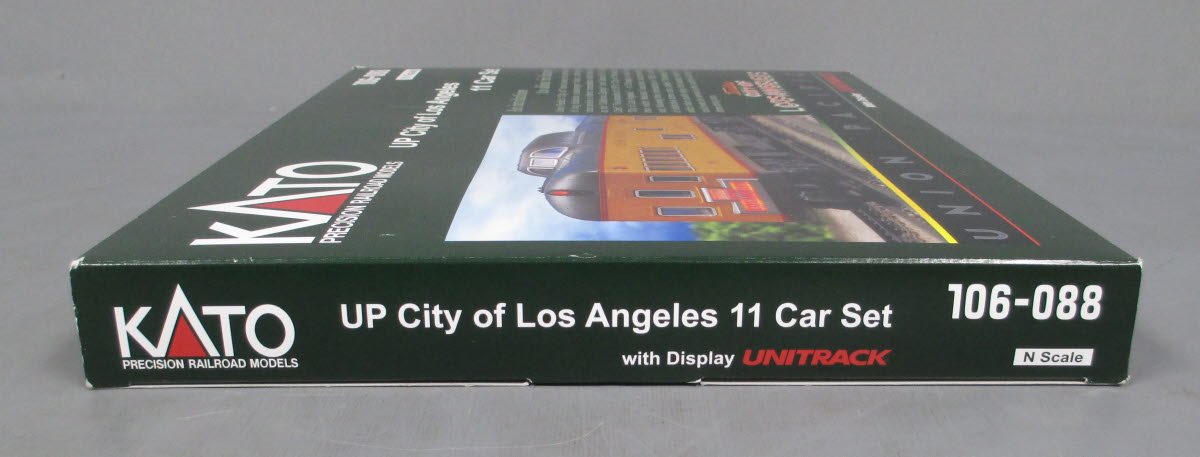Kato 106-088 N Union Pacific City of Los Angeles Passenger Car (Set of 11)
