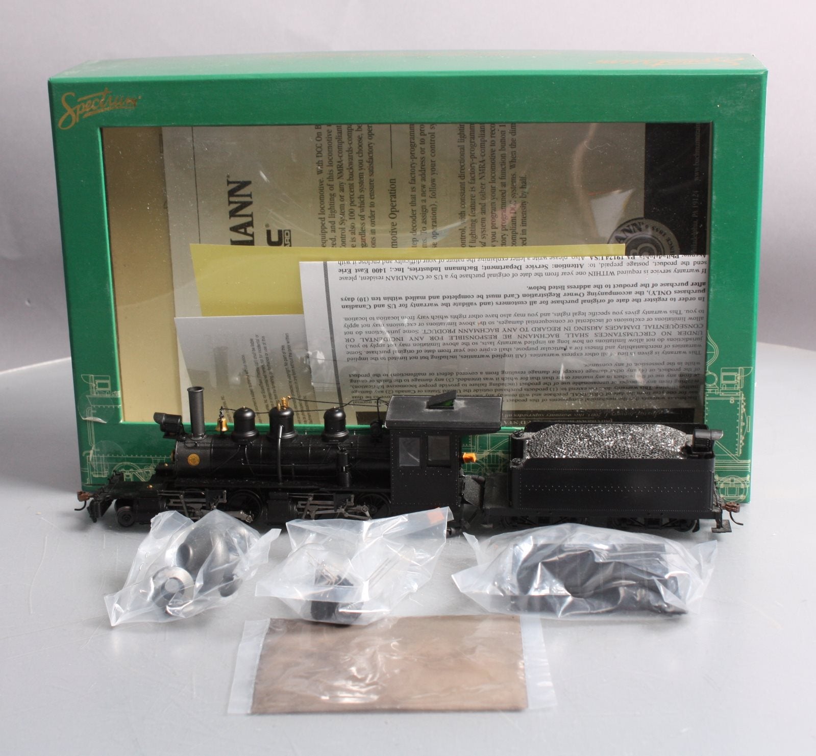 Bachmann 29001 On30 Unlettered 2-4-4-2 Steam Locomotive w/DCC – Trainz