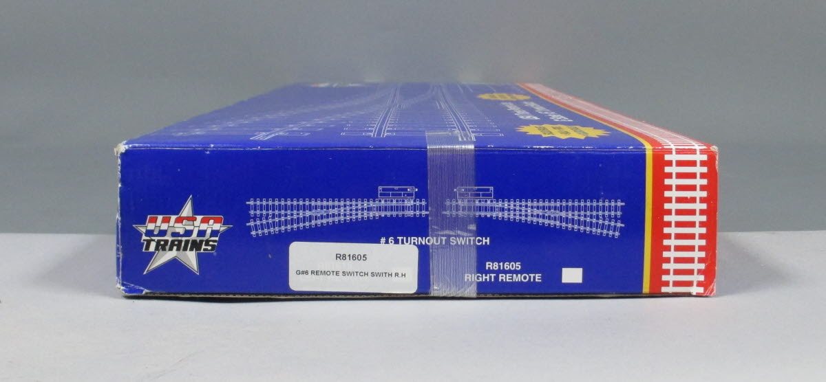 USA Trains R81605 G Brass #6 Right Hand Remote Switch Turnout