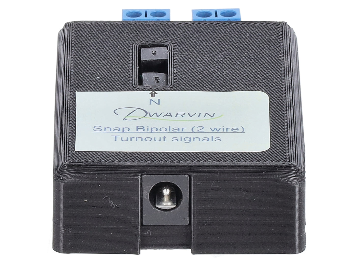 Dwarvin DVTSB2-2 N Turnout Snap Bipolar 2 Wire 3 Dwarf Signals Kit w/ Power Sply