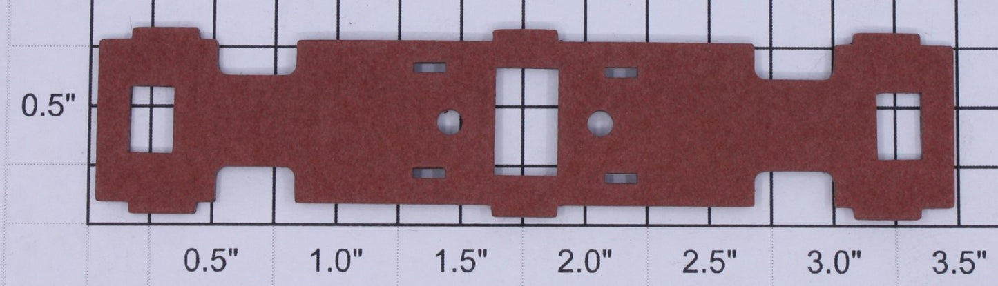 American Flyer 4000-32 Red Pickup Assembly Fiber Plate Only