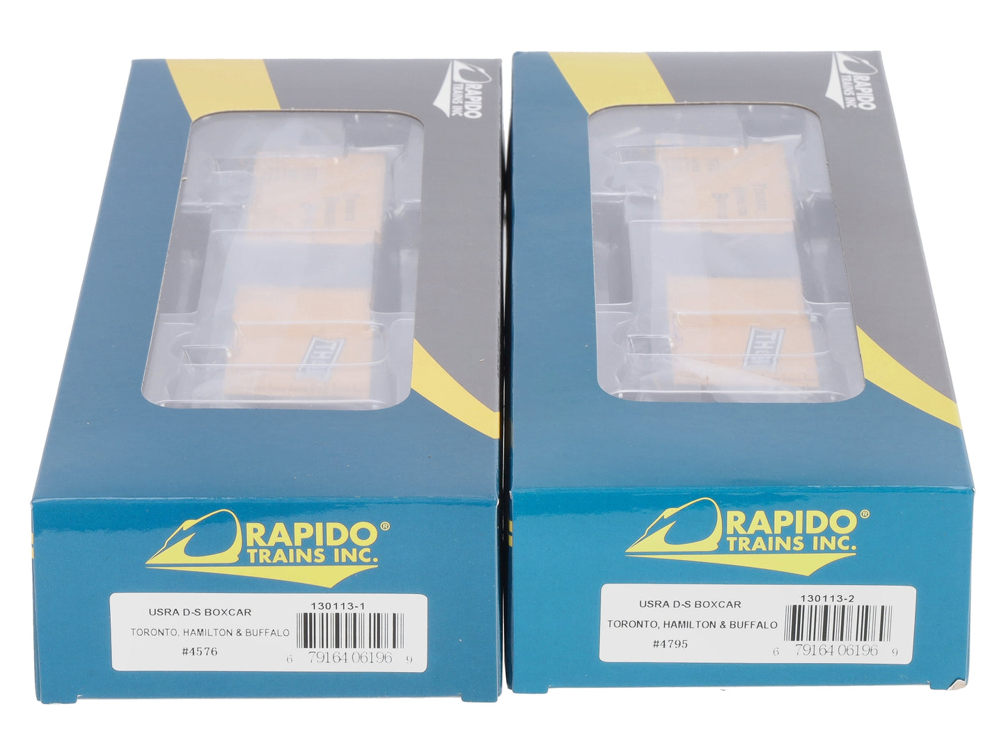 Rapido Trains 130113 HO Toronto Hamilton & Buffalo 40' USRA Boxcar (Set of 2)